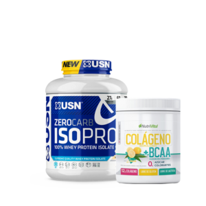 PACK ZERO CARB ISO PRO 4 LBS + COLAGENO +BCAA