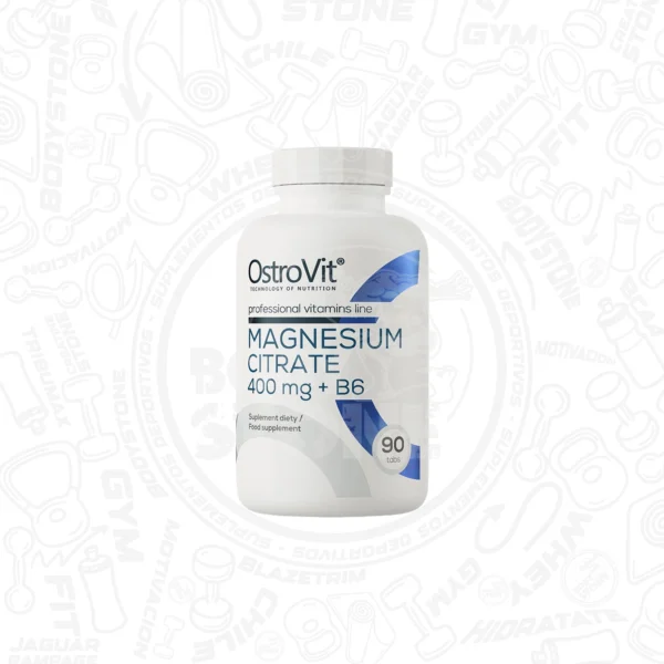OstroVit Magnesium Citrate 400mg + B6 Magnesio 90tab