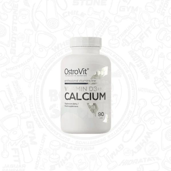 46 OstroVit Vitamin D3 + K2 Calcium Suplemento 90 Tab