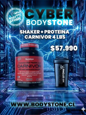 Carnivor Proteina Libre Lactosa Gluten 4.5lbs Chocolate + Shaker