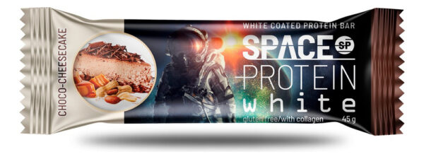 Space Protein White Chocolate Cheesecake 45g (Box 24 Uni)
