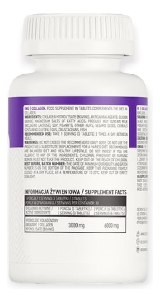 OstroVit Collagen Colágeno 90 Tabletas