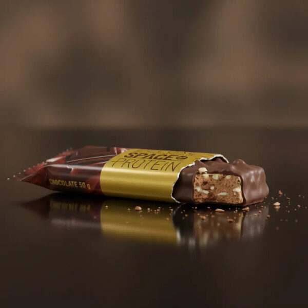 Caja Barra Space Protein Deluxe Chocolate 50g/24 Unidades