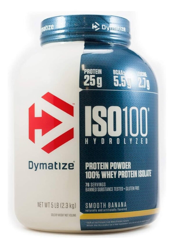 609660-MLC88096968150_072025 Iso 100 Hydrolyzed Dymatize - 5 Libras - Gourmet Chocolate