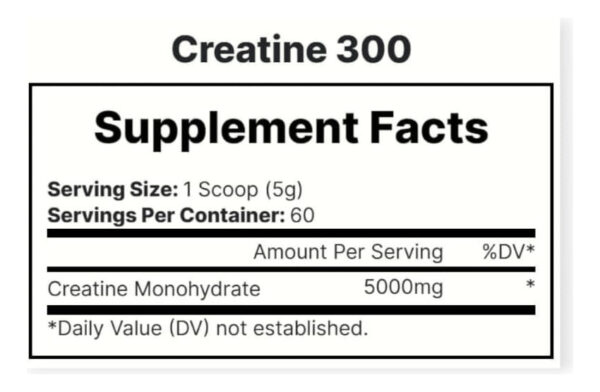 Creatina Monohidratada 300gr 60 Sv - Prosupps