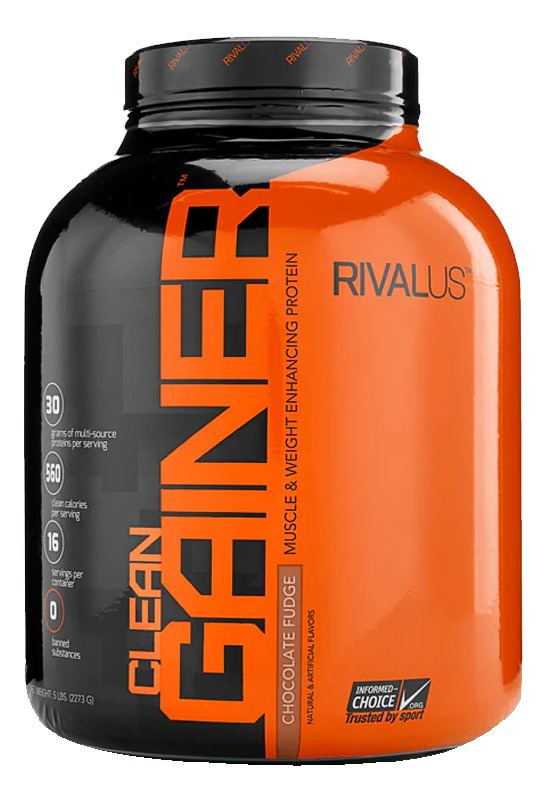 612204-MLC88763838701_072025 Rivalus Gainer Polvo Pote 5lb Suplemento Ganador