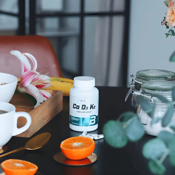 Vitamina D3 + K2 + Calcio (ca D3 K2) Biotechusa - 90 Capsula Sin Sabor