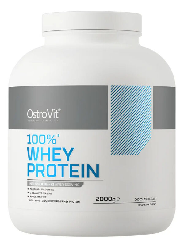 100% Whey Protein 2000g 66 Sv - Ostrovit + Shaker