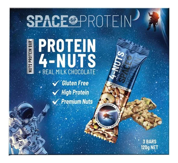 Space Protein 4-nuts Box X 30 Unidades