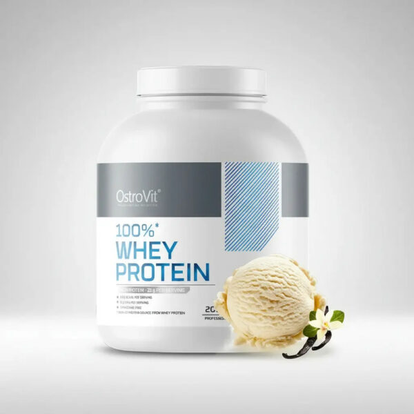 100% Whey Protein 2000g 66 Sv - Ostrovit + Shaker