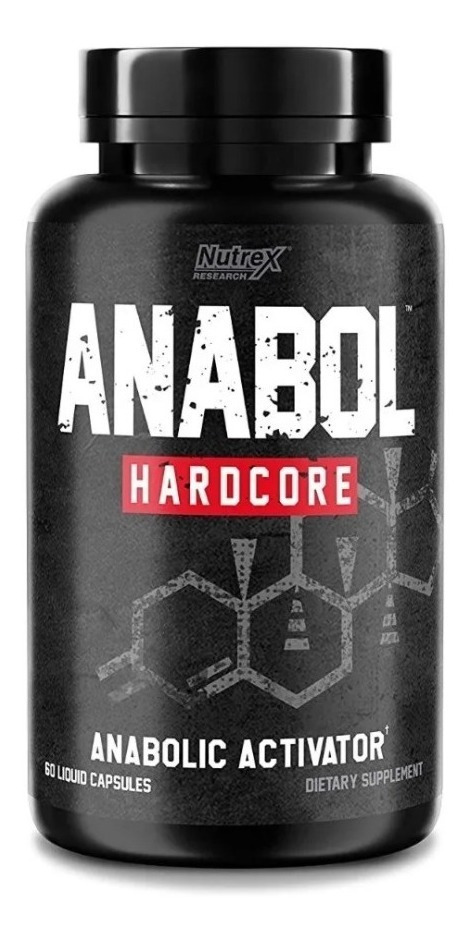 Precursor De Testosterona Hombre Nutrex Anabol Hardcore 60cp Sabor Neutro