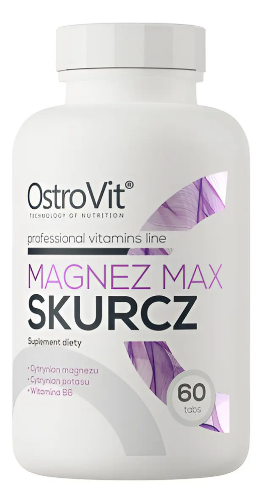 OstroVit Magnez Max Skurcz Magnesio 60 Caps