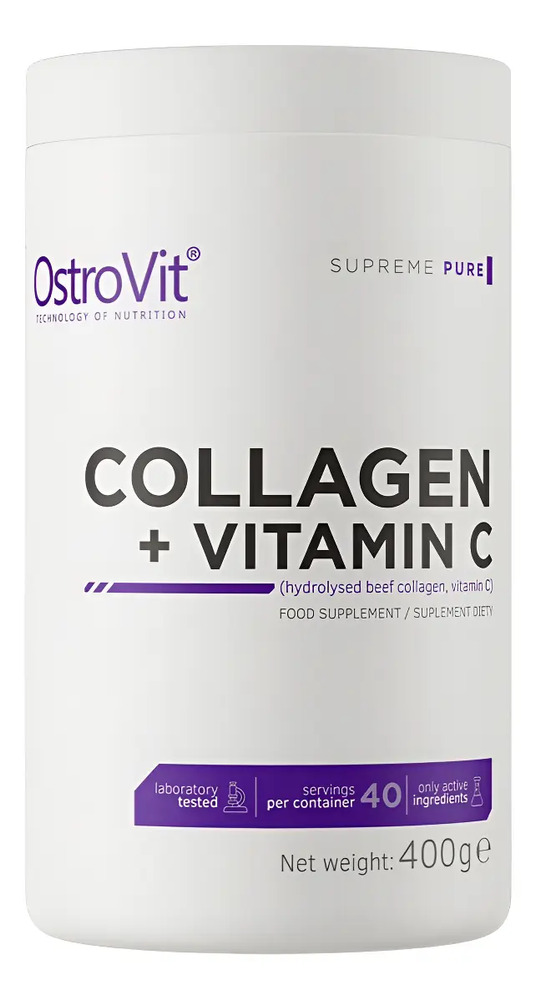 OstroVit Collagen + Vitamin C 400g Colágeno