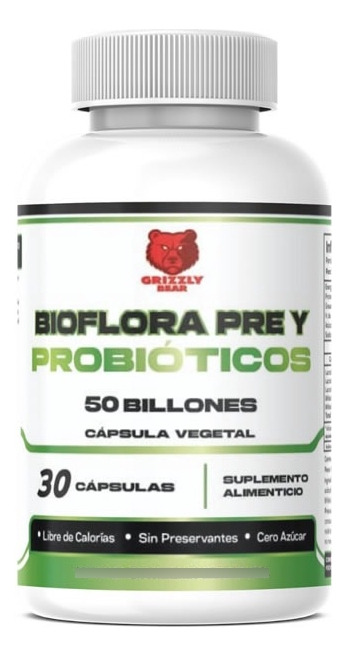 633751-MLA87585891596_072025 Bioflora Pre Y Probioticos 50 Billones 30 Caps -grizzly Bear