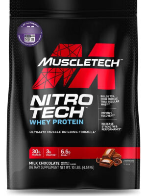 MuscleTech Nitro-Tech 10 lb Proteína