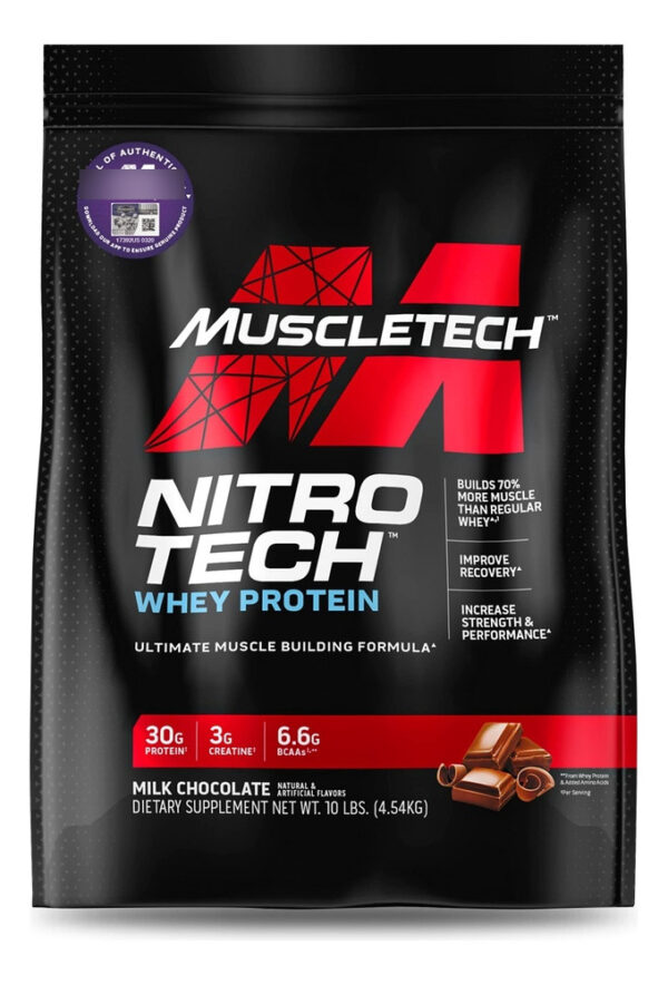 MuscleTech Nitro-Tech 10 lb Proteína