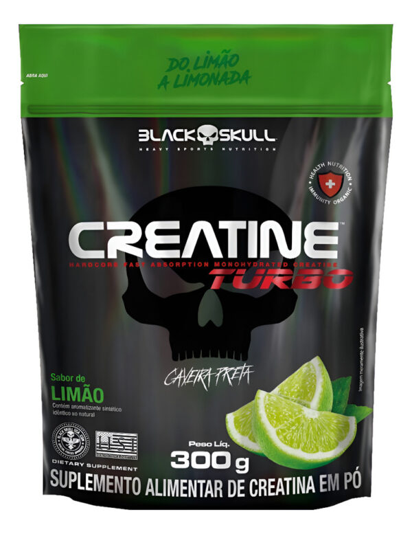 Black Skull Creatine Turbo 300g Creatina Sachet