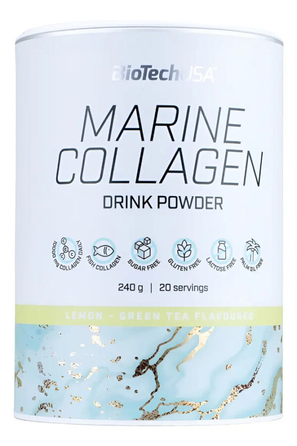 BioTechUSA Marine Collagen 240g Lemon Green Tea