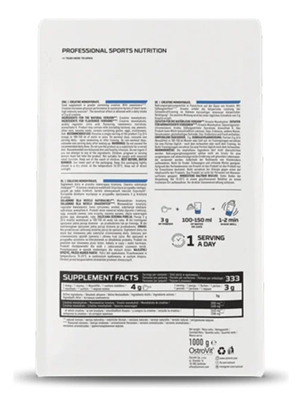 Creatine Monohydrate Ostrovit 1000 G
