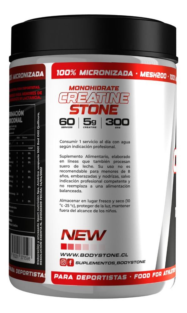Creatine Stone Monohydrate 300g / 5 G Porcion
