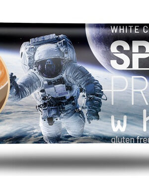 Space Protein White Capuccino 45g ( 24uni) Sabor White Cappucino