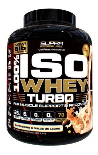 Supra 100% Iso Whey Turbo 5 lb Proteína