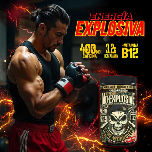 Pre Entreno No-explosive 35serv Fast Nutrition