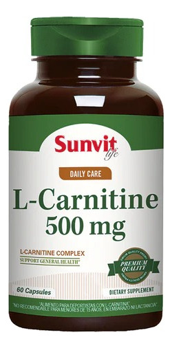 L-carnitine 500 Mg 60 Caps Sunvit