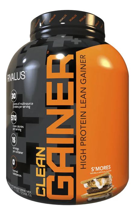 Rivalus Gainer Polvo Pote 5lb Suplemento Ganador Sabor Cokies And Cream