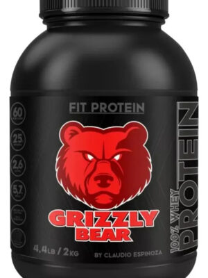 660001-MLC87117387458_072025 Proteína Whey Grizzly Bear 4.4lb Mantequilla De Mani
