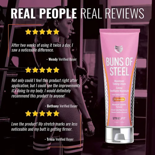 Steelfit Buns Of Steel - Tonificante De Piernas 237ml