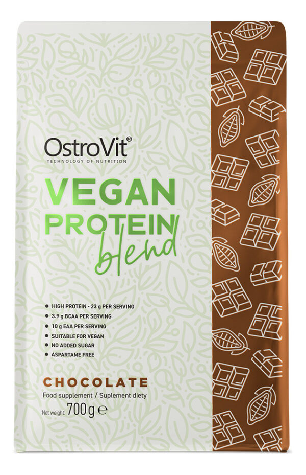 Proteína Vegana Ostrovit 700g Doypack Sabor Chocolate