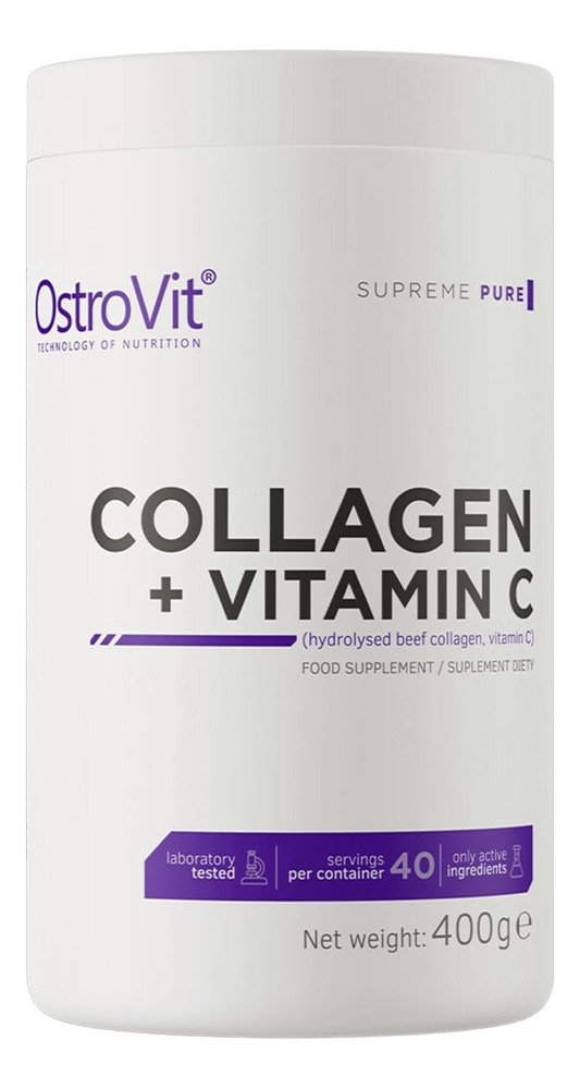 663618-MLA86241807716_062025 Collagen + Vitamin C Ostrovit 400g Sabor Sin Sabor