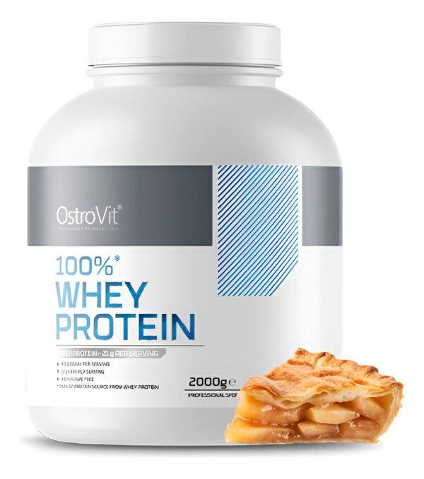 663887-MLC93057509276_092025 100% Whey Protein 2000g 66 Sv - Ostrovit + Shaker