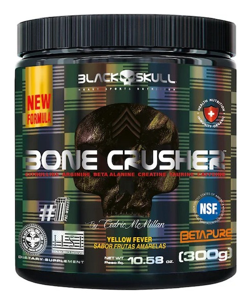 Black Skull Bone Crusher New 300g Pre Entreno