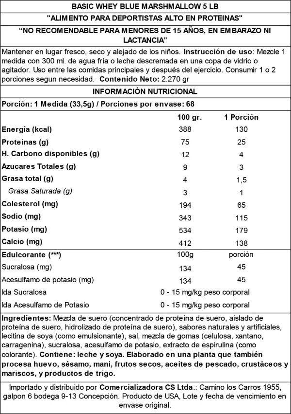 665980-MLC86197950508_062025 Basic Supplements Basic Whey 5 Lbs Polvo 5 Lbs