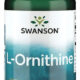 L-ornithine Ornitina Swanson Pura 500mg 60 Caps Neutro