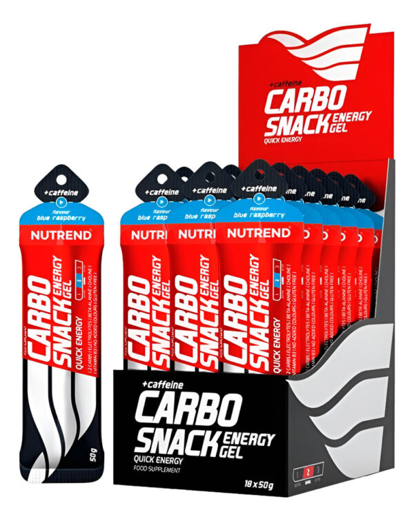 Nutrend CarboSnack + Caffeine 50g x18 Gel Energético