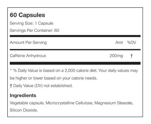 676316-MLU72537276494_102023 Nutrex Caffeine 200 Cafeina 60 Capsulas