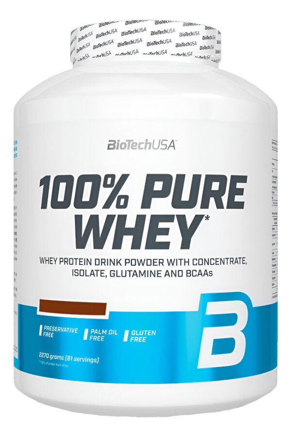 BioTechUSA 100% Pure Whey 2.27kg Proteína