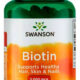 Swanson Biotina 5.000 Mcg 100 Caps Sabor Sin Sabor