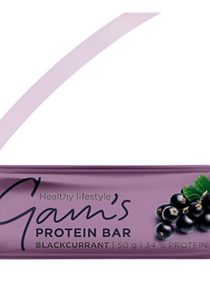 684597-MLC93029397613_092025 Gams Vegan Protein Bar Blackcurrant 50g ( Unidad)