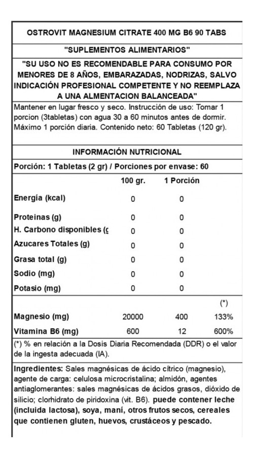 Ácido Fólico 90 Tabletas Ostrovit