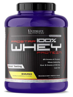 Proteínas De Prostar Whey Sabor Banana X 2.39kg