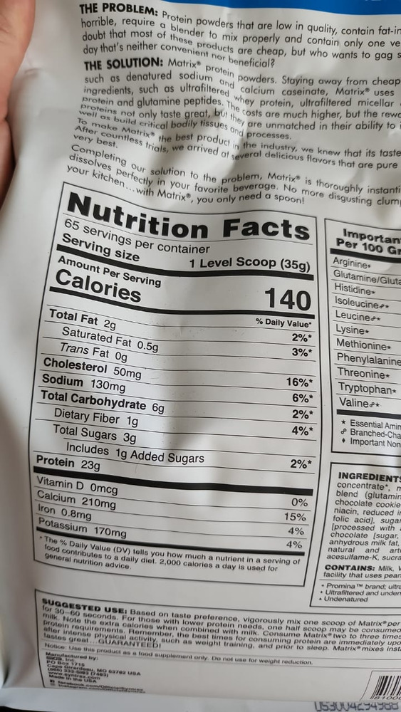 Syntrax Matrix 5.0 5 lb Proteína