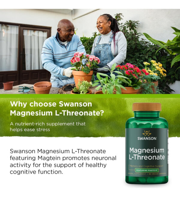 Magnesium L-Threonate Magtein Swanson Suplemento