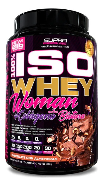 Supra 100% Iso Whey Woman 2 lb Proteína