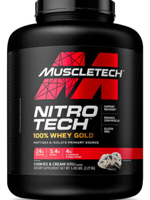 Nitrotech Whey Gold Muscletech - 5lbs - sabores