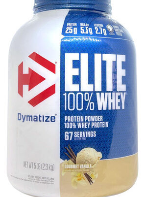 Elite 100% Whey Proteína 5 Lbs Vainilla Dymatize