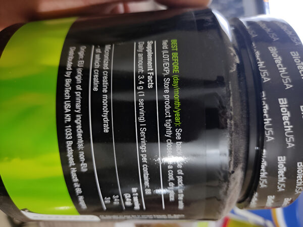 BioTechUSA 100% Creatine Monohydrate Creatina